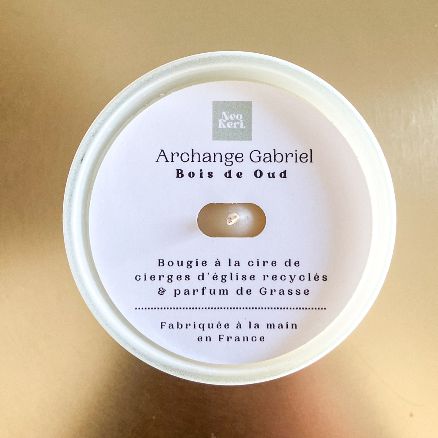 Bougie Archange Gabriel - Bois de Oud