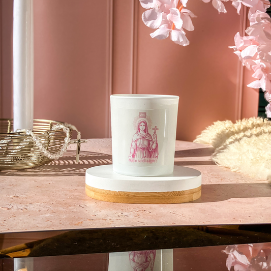 Bougie Sainte Claire d'Assises - Agrumes et Sauge