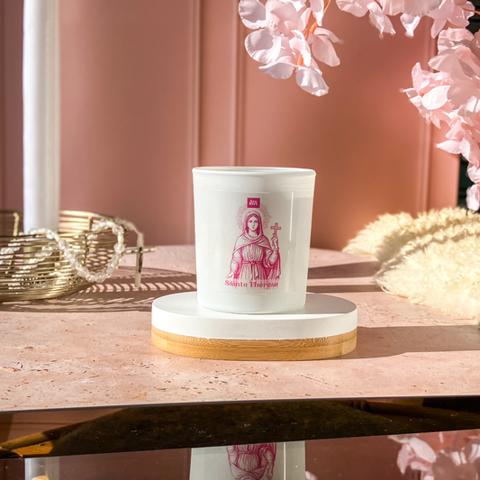 Bougie Sainte Thérèse de Lisieux - Ambre Gris
