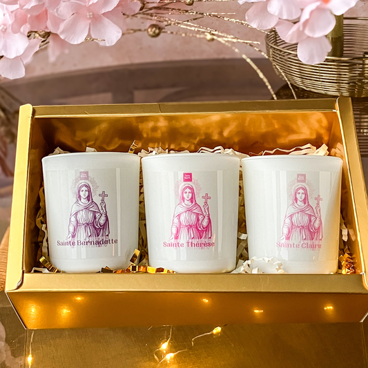 Coffret Les Saintes - 3 mini bougies
