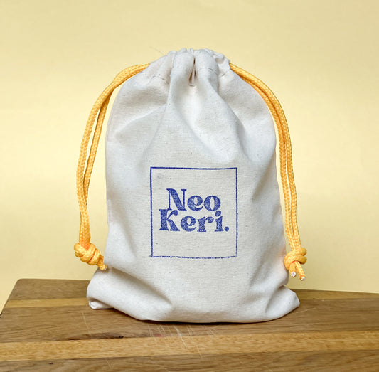 Pochon cadeau en coton recyclé