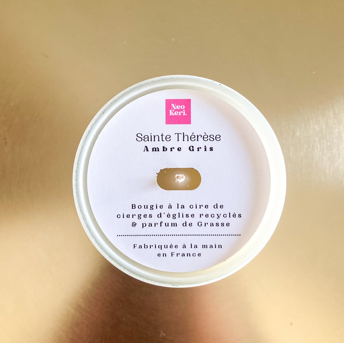 Bougie Sainte Thérèse de Lisieux - Ambre Gris